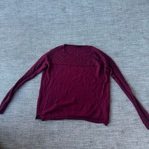 Merino maroon sweater